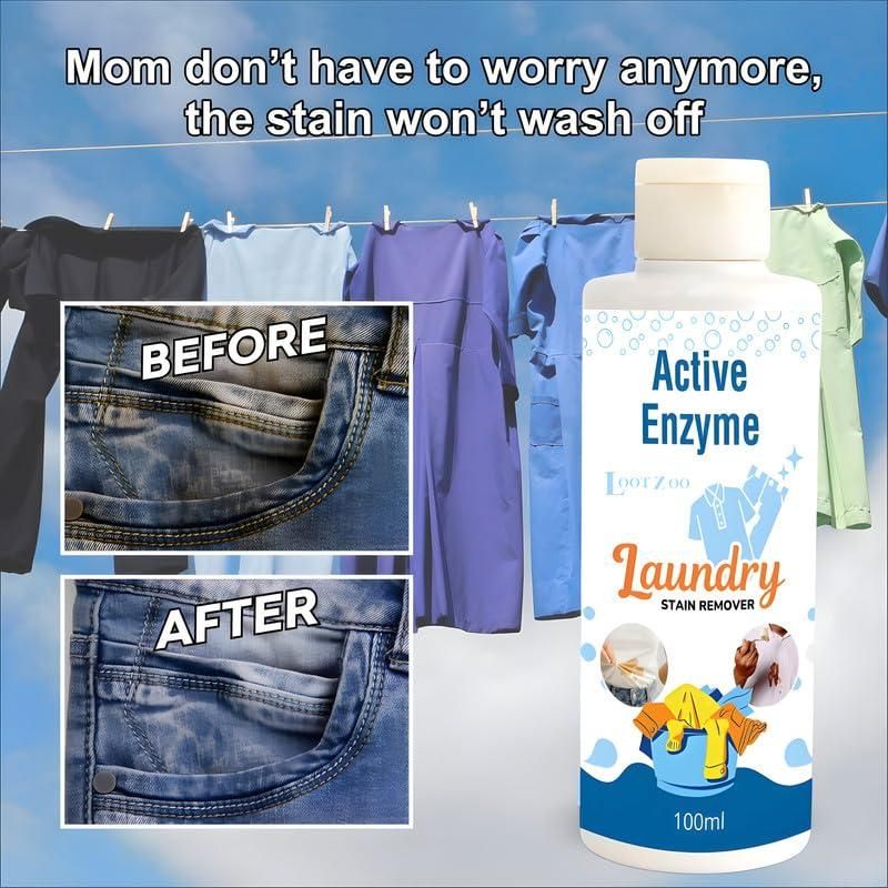 Active Enzyme Laundry Stain Remover (Pack of 2)