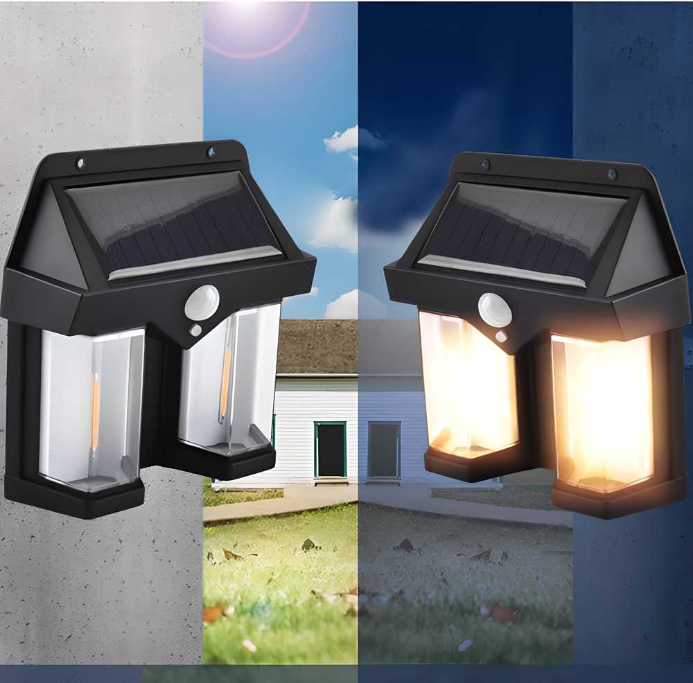 Outdoor Solar Wall Lamp Pack of 1