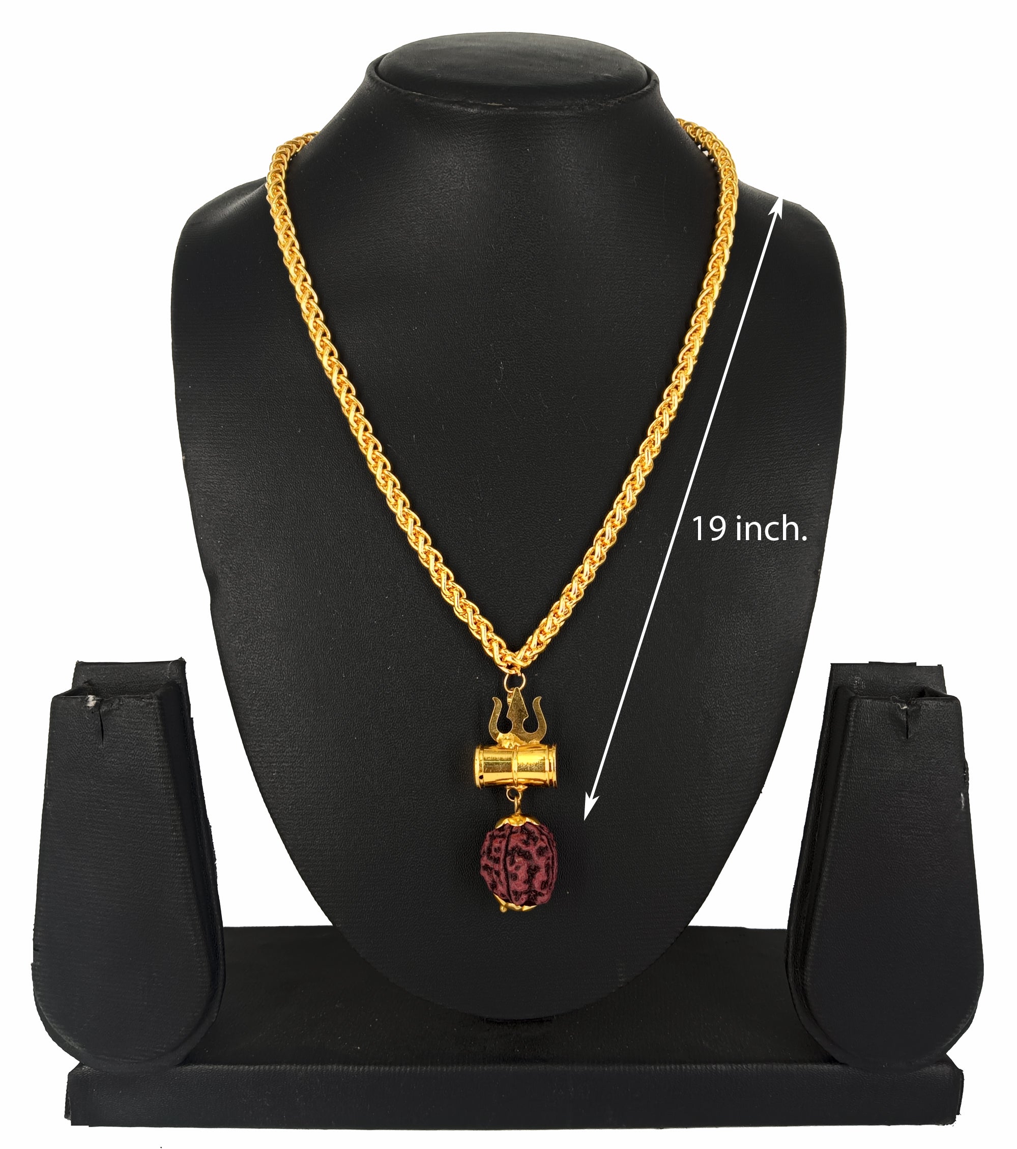 Luxurious Men's Gold Plated Pendant With Chain Vol 2